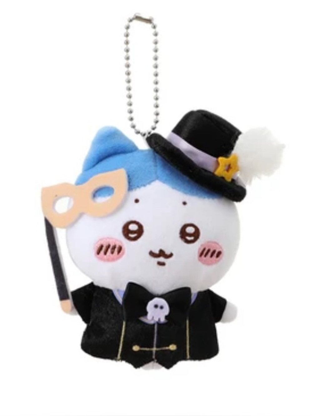 BNWT Miniso x Chiikawa Magical Circus Series Hachiware plush keychain Halloween